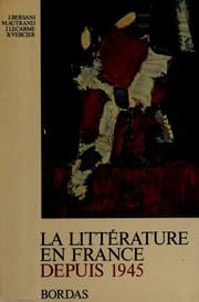 Tapa de La Littérature en France depuis 1945