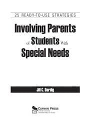 Tapa de Involving parents of students with special needs