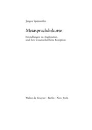 Tapa de Metasprachdiskurse