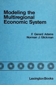 Tapa de Modeling the multiregional economic system