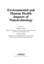 Tapa de Environmental and human health impacts of nanotechnology