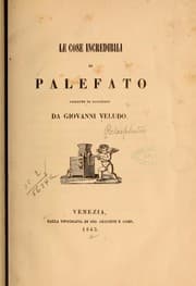 Tapa de Le cose incerdibili di Palefato