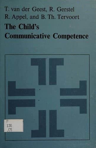 Tapa de The child's communicative competence
