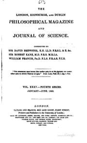 Tapa de The London, Edinburgh and Dublin philosophical magazine and journal of science
