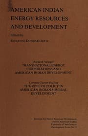 Tapa de American Indian energy resources and development