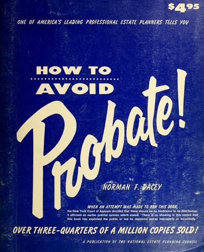 Tapa de How to Avoid Probate P 130
