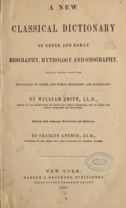Tapa de A new classical dictionary of Greek and Roman biography, mythology and geography, partly based upon the Dictionary of Greek and Roman biography and mythology
