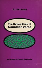 Tapa de The Oxford book of Canadian verse, in English and French