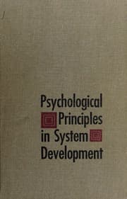 Tapa de Psychological principles in system development