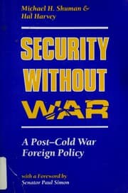 Tapa de Security without war