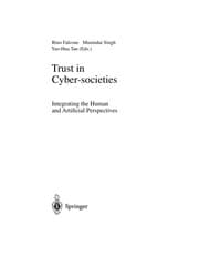 Tapa de Trust in cyber-societies