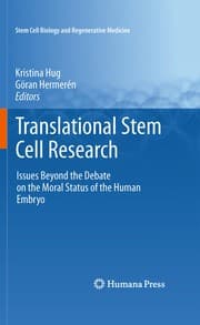 Tapa de Translational stem cell research