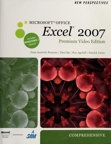 Tapa de New perspectives on Microsoft Office Excel 2007