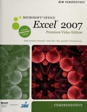 Tapa de New perspectives on Microsoft Office Excel 2007