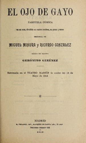 Tapa de El ojo de gayo