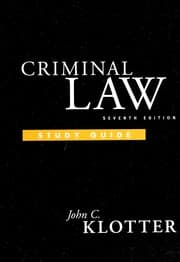 Tapa de Criminal law