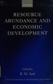 Tapa de Resource abundance and economic development