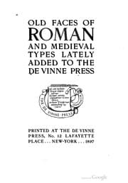 Tapa de Old Faces of Roman and Medieval Types