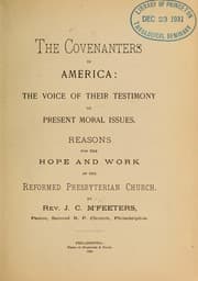 Tapa de Covenanters in America