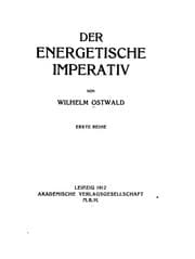 Tapa de Der energetische imperativ