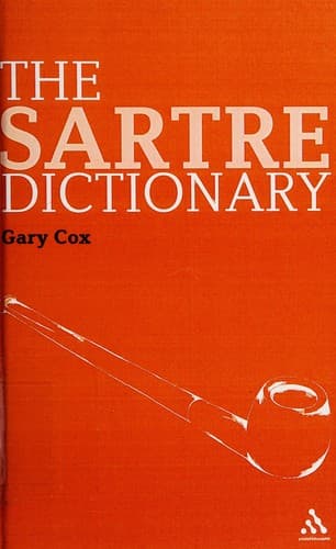 Tapa de Sartre Dictionary