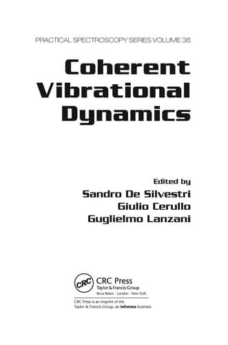 Tapa de Coherent vibrational dynamics