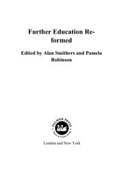 Tapa de Further education re-formed
