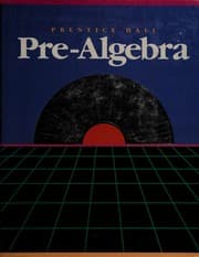 Tapa de Prentice Hall pre-algebra