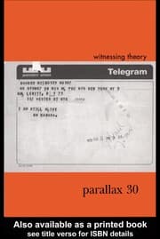 Tapa de Parallax: Witnessing theory