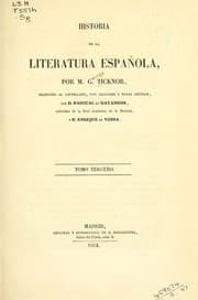 Tapa de Historia de la literatura española