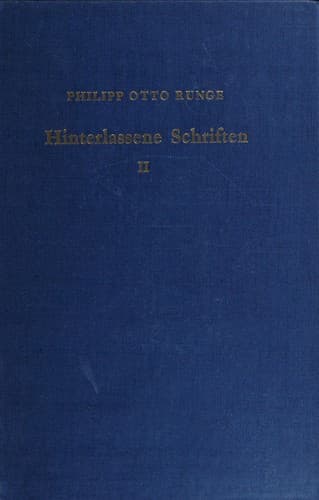 Tapa de Hinterlassene Schriften