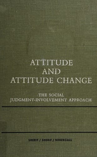 Tapa de Attitude and attitude change
