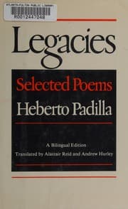 Tapa de Legacies Selected Poems