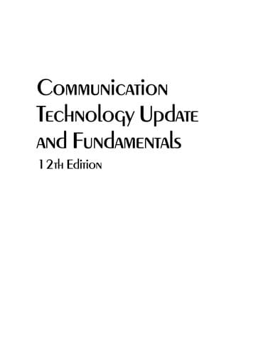 Tapa de Communication technology update and fundamentals