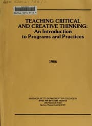 Tapa de Teaching critical and creative thinking