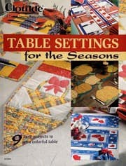 Tapa de Table Settings for the Seasons