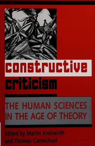 Tapa de Constructive criticism