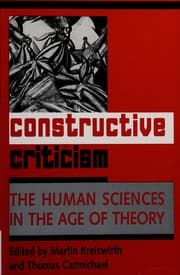 Tapa de Constructive criticism