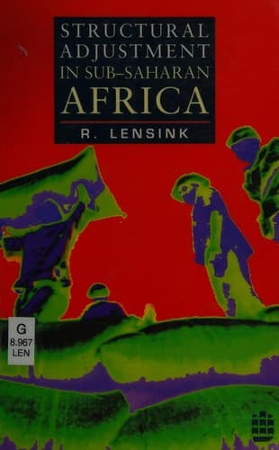 Tapa de Structural adjustment in sub-Saharan Africa