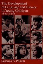 Tapa de The development of language and literacy in young children