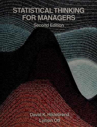 Tapa de Statistical thinking for managers