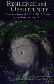 Tapa de Resilience and opportunity