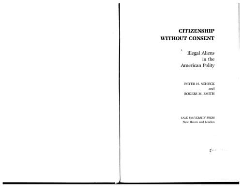 Tapa de Citizenship without consent