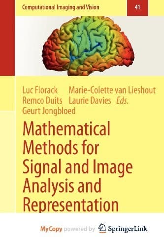 Tapa de Mathematical Methods for Signal and Image Analysis and Representation