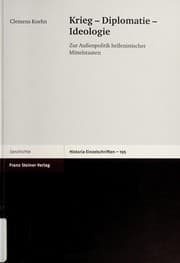 Tapa de Krieg, Diplomatie, Ideologie