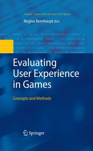 Tapa de Evaluating user experience in games
