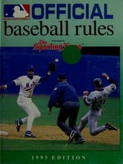 Tapa de Official Baseball Rules/1995 (Official Baseball Rules)