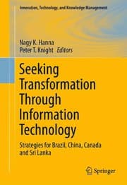 Tapa de Seeking transformation through information technology