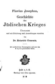 Tapa de Geschichte des Jüdischen Krieges