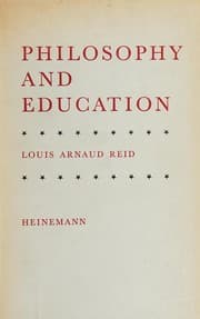 Tapa de Philosophy and education
